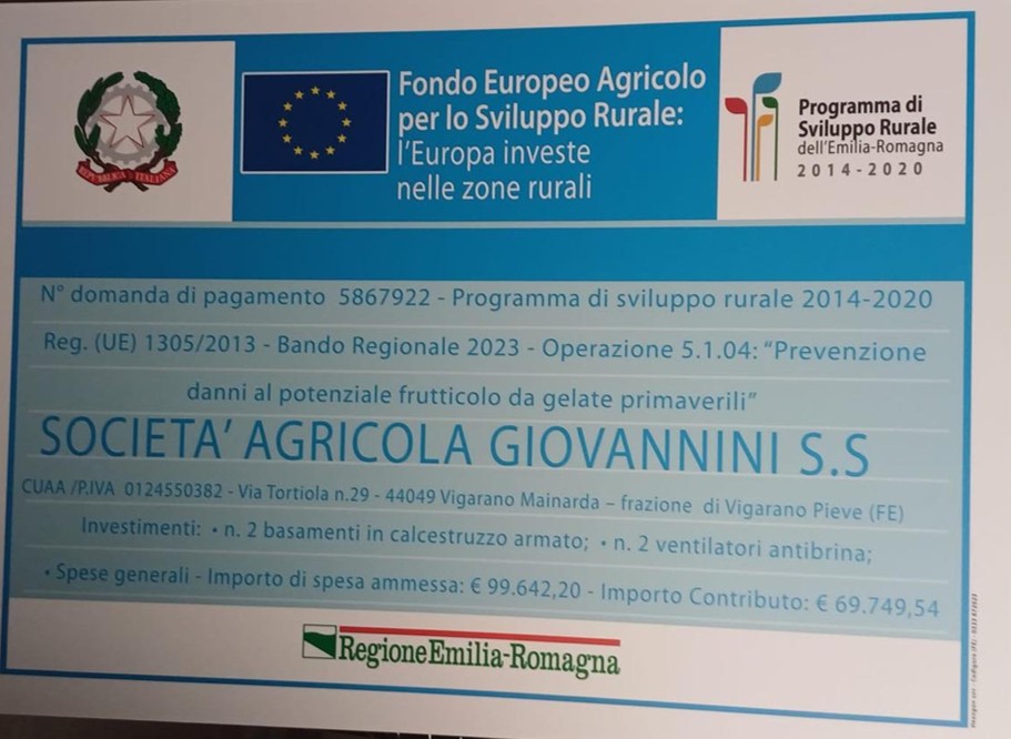 Fondo Europeo Agricolo per lo Sviluppo Rurale 2023